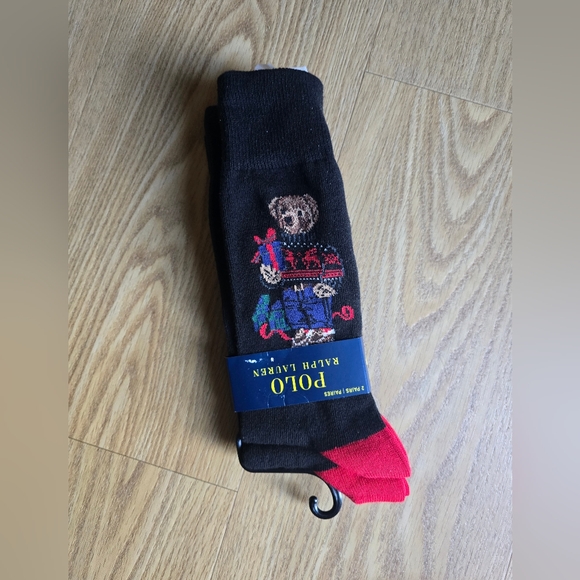 Men's Polo Ralph Lauren Cotton Cashmere Raindeer Sweater & Socks L, XL - Picture 9 of 9